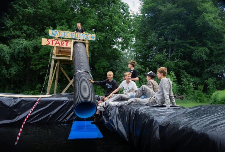 Vandrutsjebanen er der, hvor waterchallenge starter